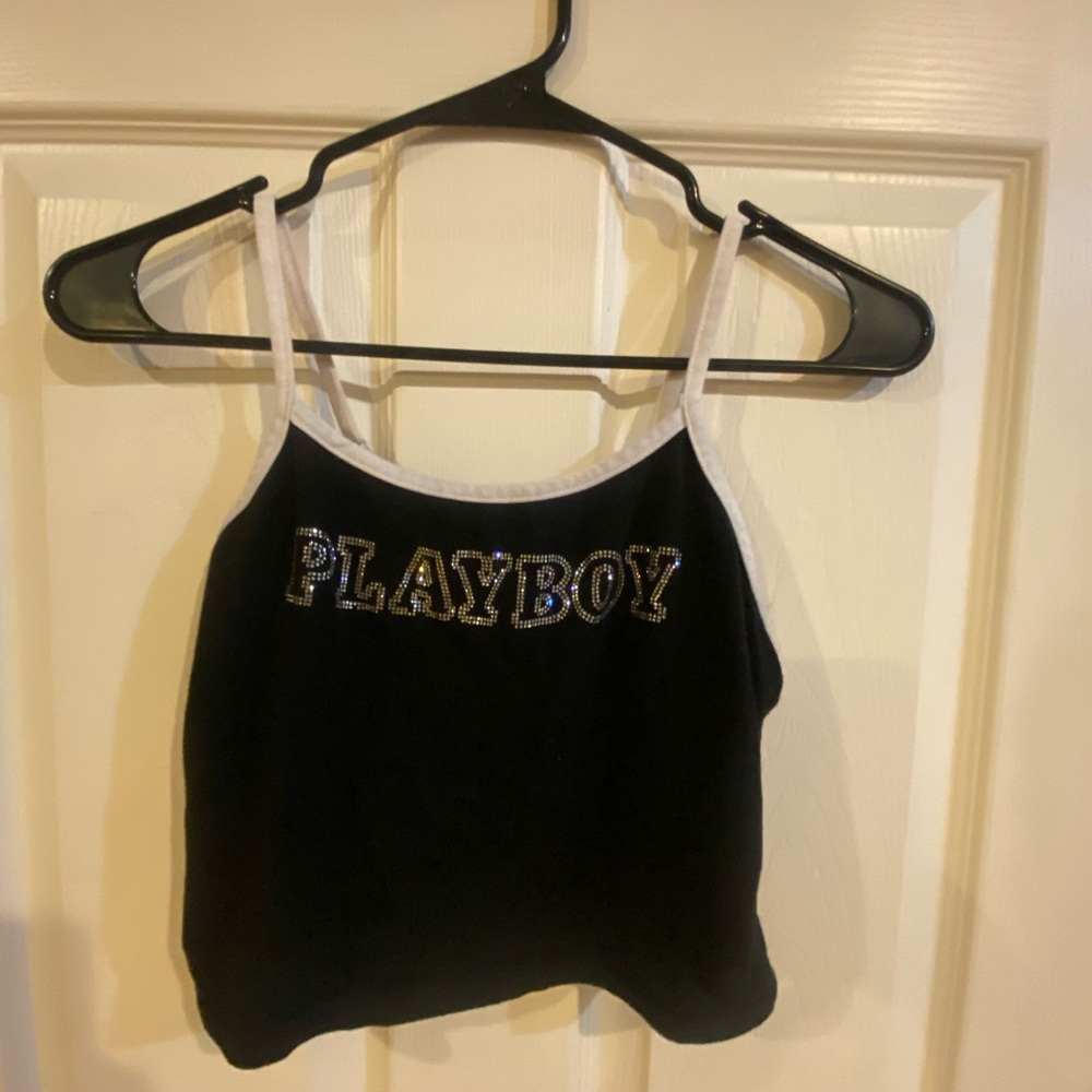 Playboy Black Tank Top